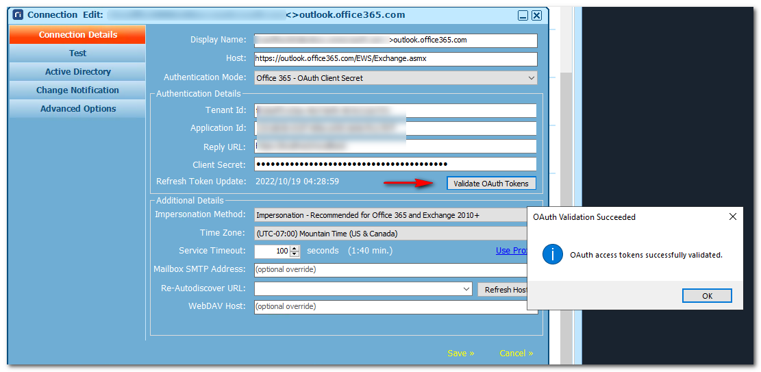 OAuth Exchange token revalidation button.png